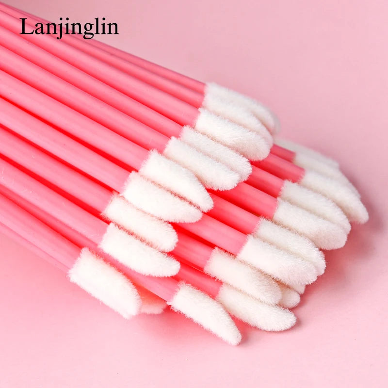 Lanjinglin 5/50 Pcs Разбрызгаемые косметические щётки для липовой щетки — инструмент расширения респиратора, профессиональные аксессуары красоты