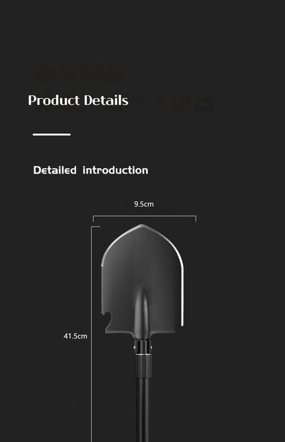 1PC Outdor loadable Camping Shovel – Многофункциональный инструмент для прогулки, Портативный сад и выжить