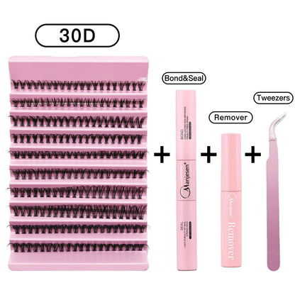 DILASEN DiY Plasing Kit — 200PCS Lash Class class c Lash Bond & Seal, профессиональные инструменты макияжа для глюинговых лашей