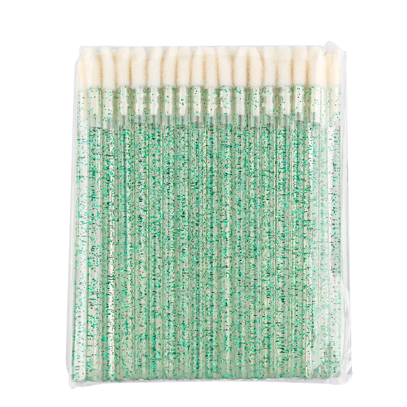 Lanjinglin 5/50 Pcs Разбрызгаемые косметические щётки для липовой щетки — инструмент расширения респиратора, профессиональные аксессуары красоты