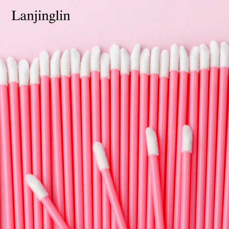 Lanjinglin 5/50 Pcs Разбрызгаемые косметические щётки для липовой щетки — инструмент расширения респиратора, профессиональные аксессуары красоты