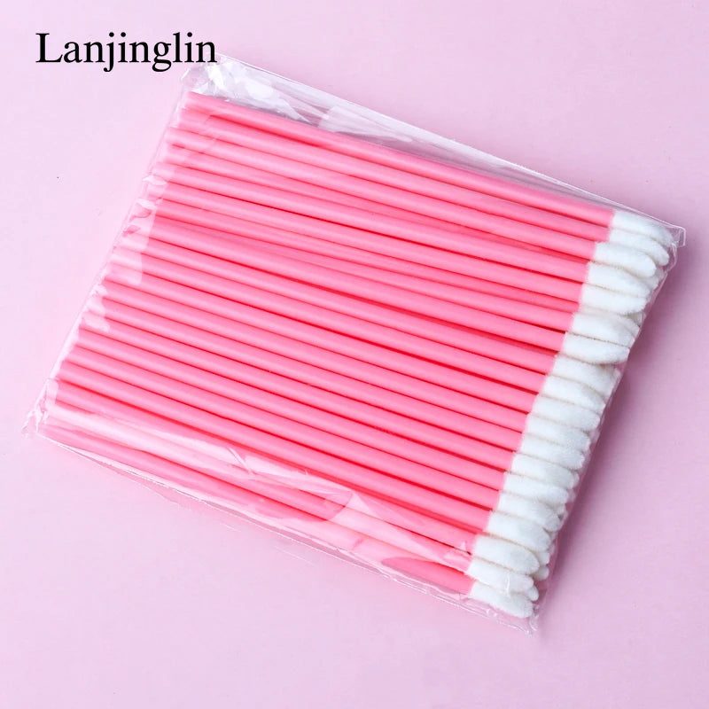 Lanjinglin 5/50 Pcs Разбрызгаемые косметические щётки для липовой щетки — инструмент расширения респиратора, профессиональные аксессуары красоты