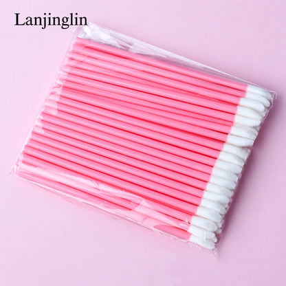 Lanjinglin 5/50 Pcs Разбрызгаемые косметические щётки для липовой щетки — инструмент расширения респиратора, профессиональные аксессуары красоты