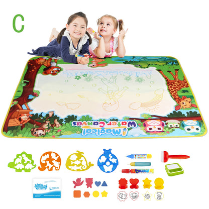 100x80CM Magic Water Christ Mat – Повторное использование Doodle Board Montesori Education игрушки для детей