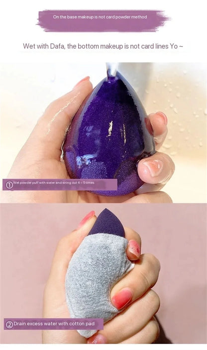 4PCS макияж Губка Блендер Красотка Яйцо Косметика - Soft Foundation & Powder Spoungs for Women, Professional Breature Tools