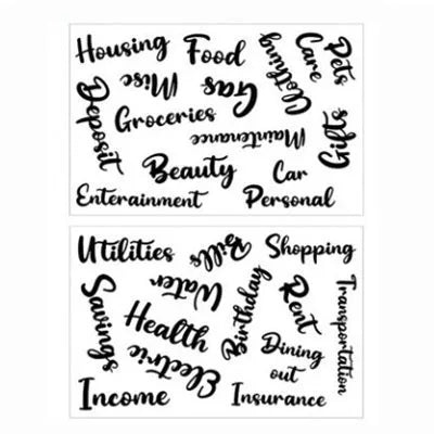 A6 PU кожаный планировщик бюджета – Martble Notebook & Doney Constructor for Office, School & Personal Finance