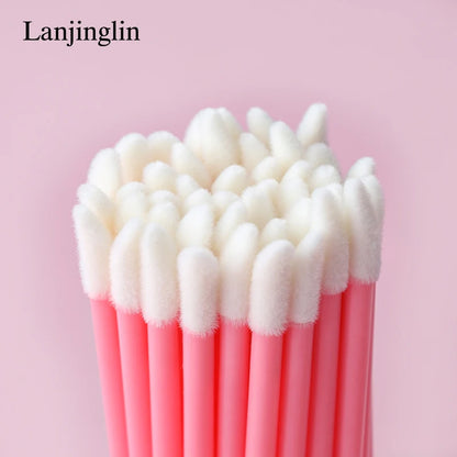Lanjinglin 5/50 Pcs Разбрызгаемые косметические щётки для липовой щетки — инструмент расширения респиратора, профессиональные аксессуары красоты