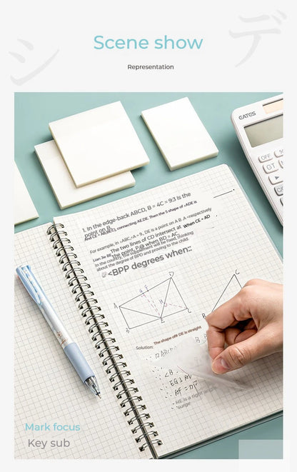 50 Транспарентные стикеры — водонепроницаемые сообщения и подписи для ноутбуков