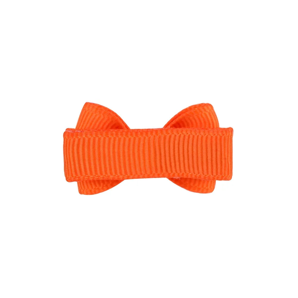 1.2 Мини-причёска с клипом — твердые цвета волос для детей и девочек