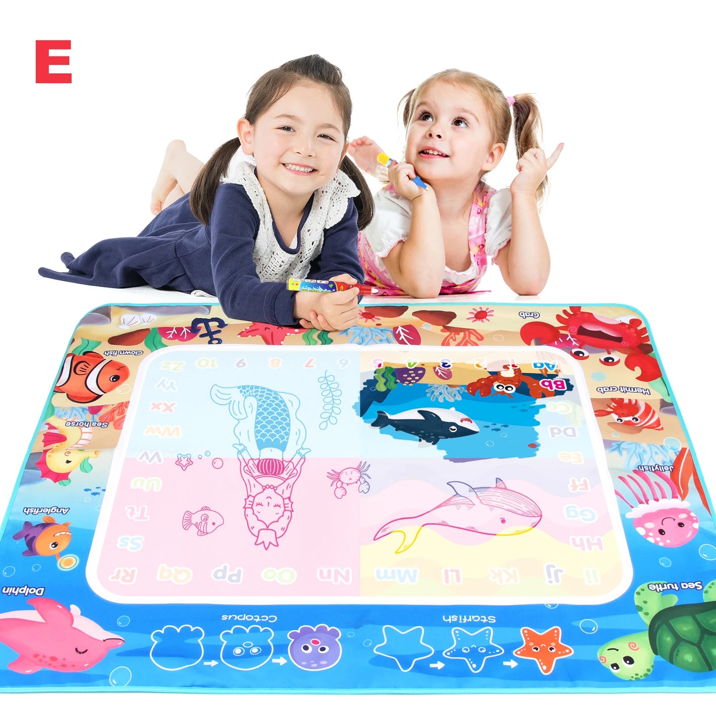 100x80CM Magic Water Christ Mat – Повторное использование Doodle Board Montesori Education игрушки для детей