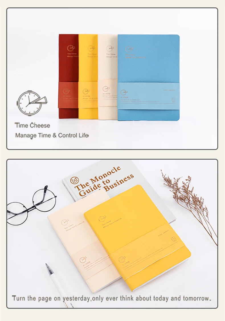 Kinbor Weekly Planner Notebook – Undated Daily & Monthly Agenda Journa