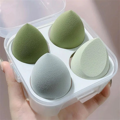 4PCS макияж Губка Блендер Красотка Яйцо Косметика - Soft Foundation & Powder Spoungs for Women, Professional Breature Tools