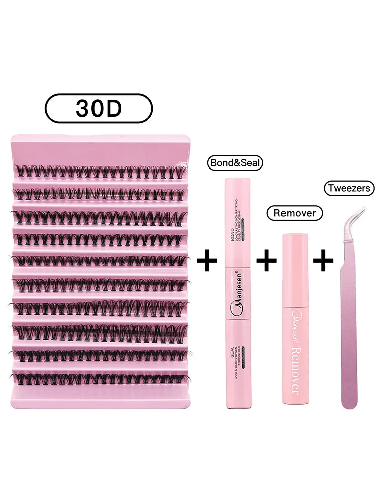 DILASEN DiY Plasing Kit — 200PCS Lash Class class c Lash Bond & Seal, профессиональные инструменты макияжа для глюинговых лашей