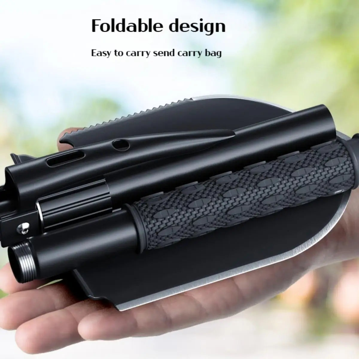 1PC Outdor loadable Camping Shovel – Многофункциональный инструмент для прогулки, Портативный сад и выжить